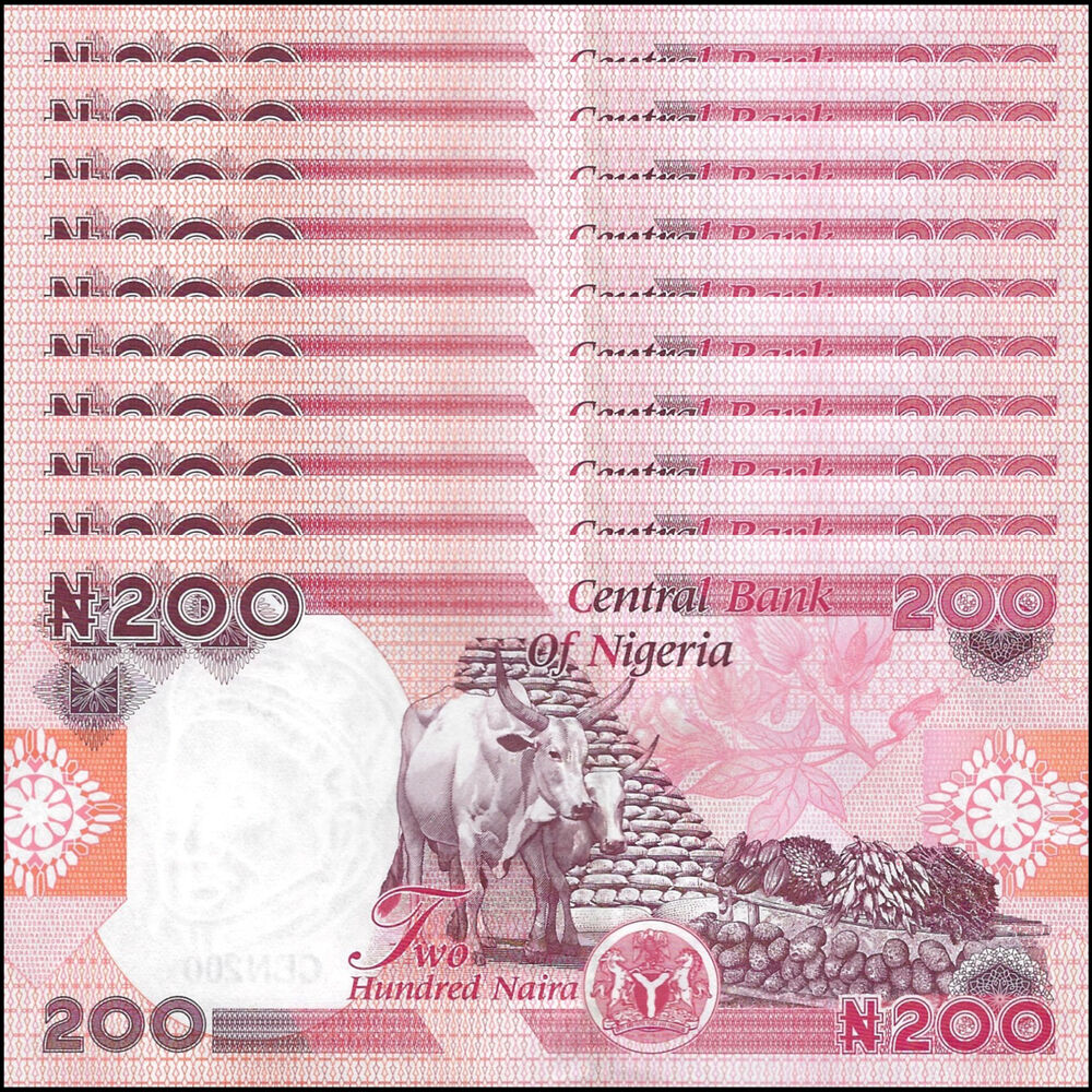 Nigeria - 200 Naira 2024 - Pick # 42c - Set 10 PCS