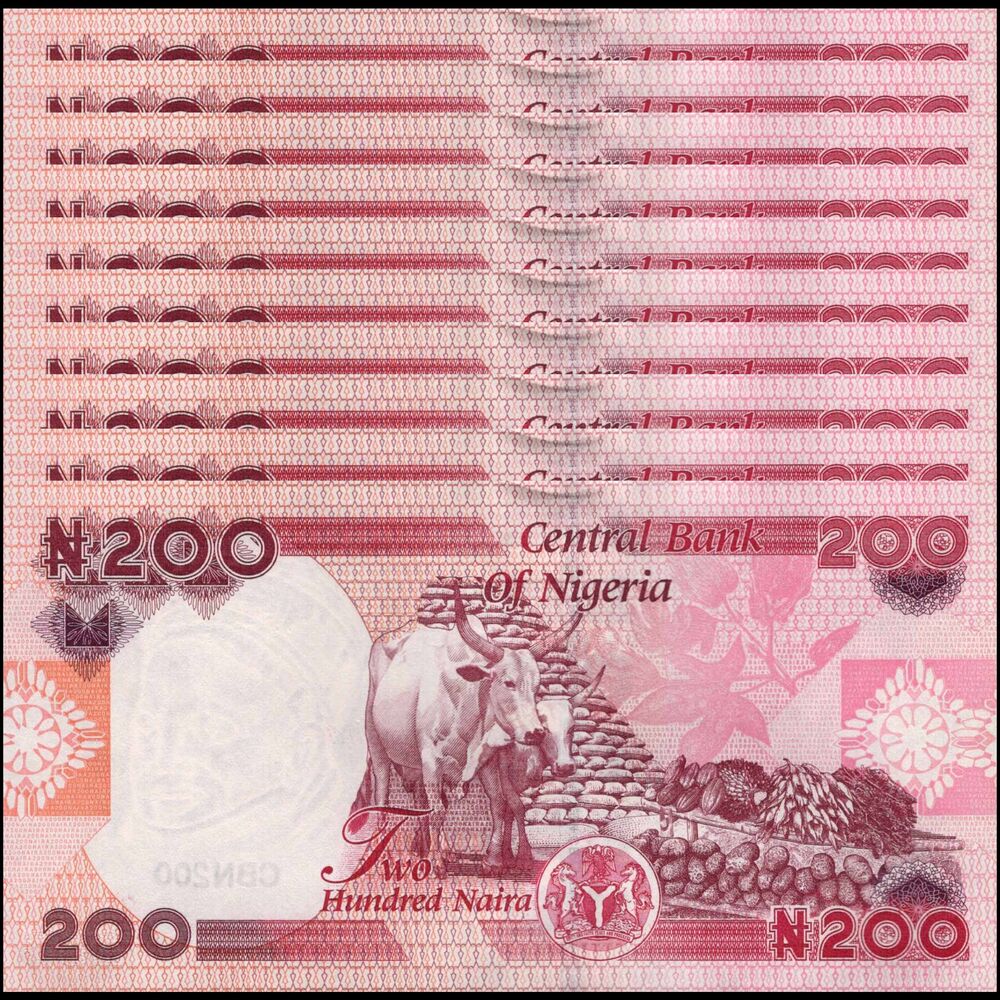 Nigeria -  200 Naira 2026 - Pick # NEW - Set 10 PCS