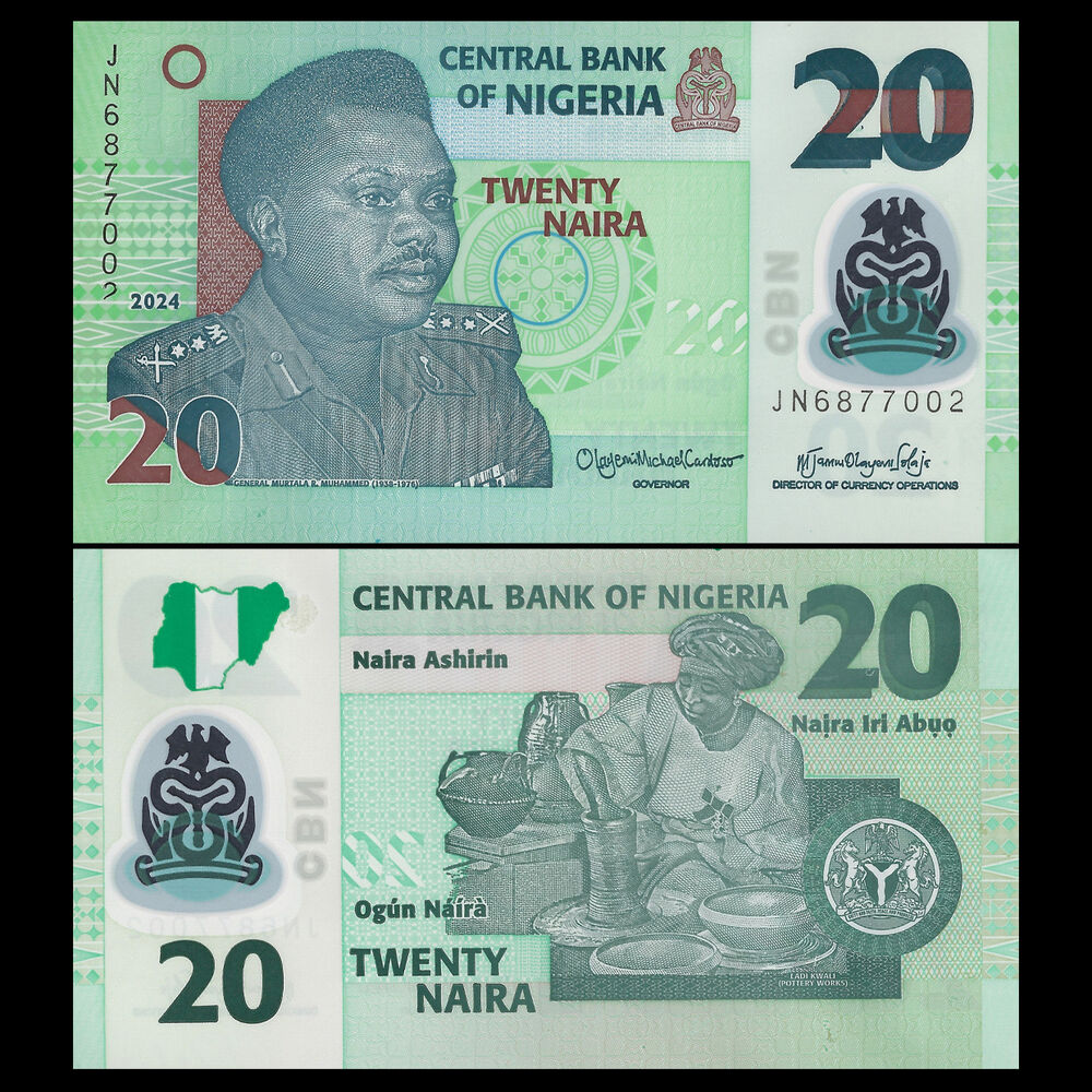 Nigeria - 20 Naira 2024 - Pick- NEW / B232z - Bundle 100 PCS