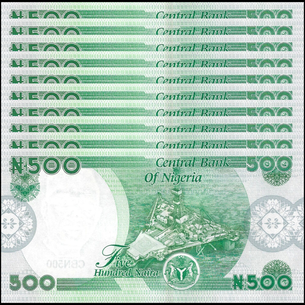 Nigeria - 500 Naira 2024 - Pick # 43c - Set 10 PCS