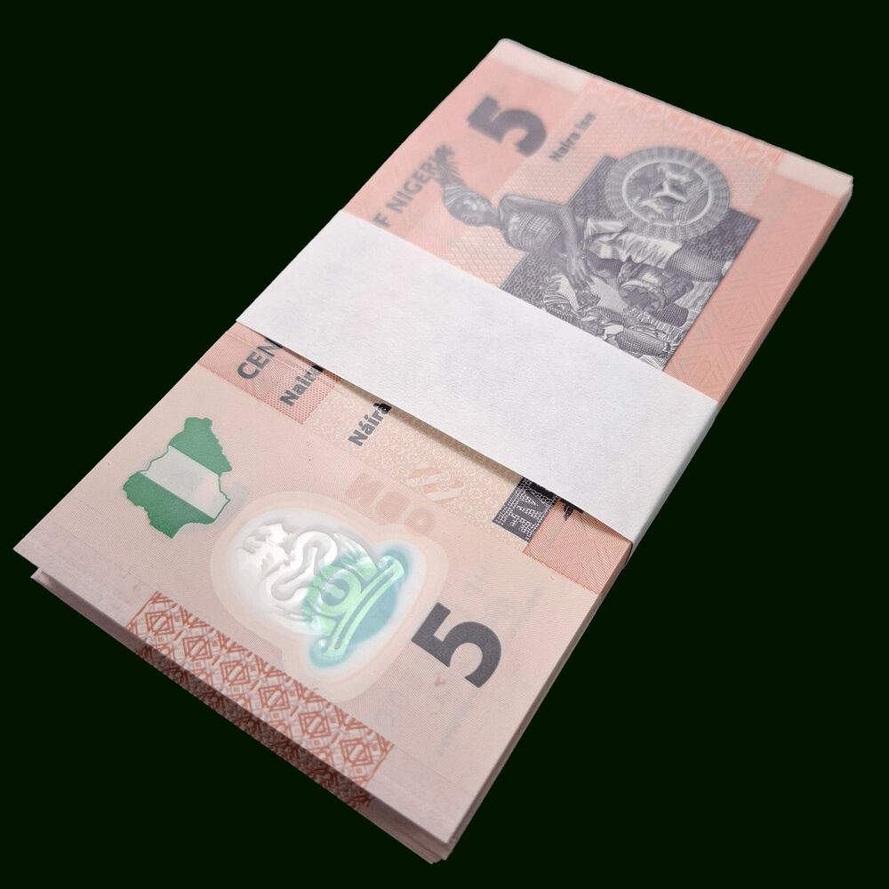 Nigeria - 5 Naira 2024 - Pick # NEW - Bundle 100 PCS