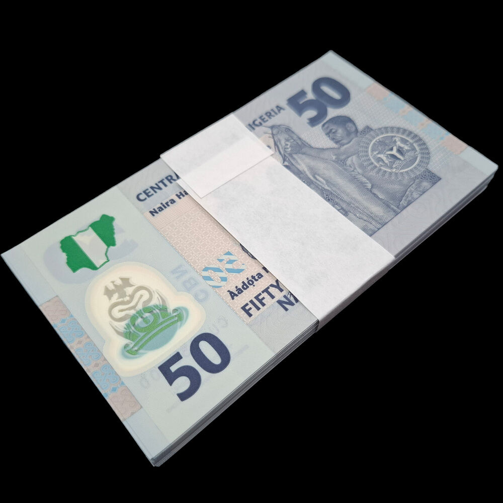 Nigeria -  50 Naira 2025 - Pick # 40o - Bundle 100 PCS
