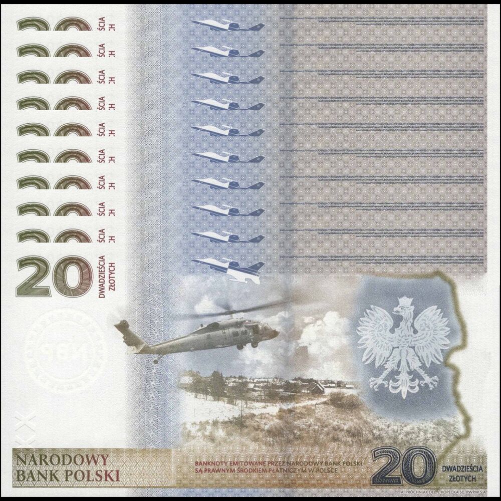 Poland -  20 Zlotych 2022 - Pick # 196a - COMMEMORATIVE - Set 10 PCS
