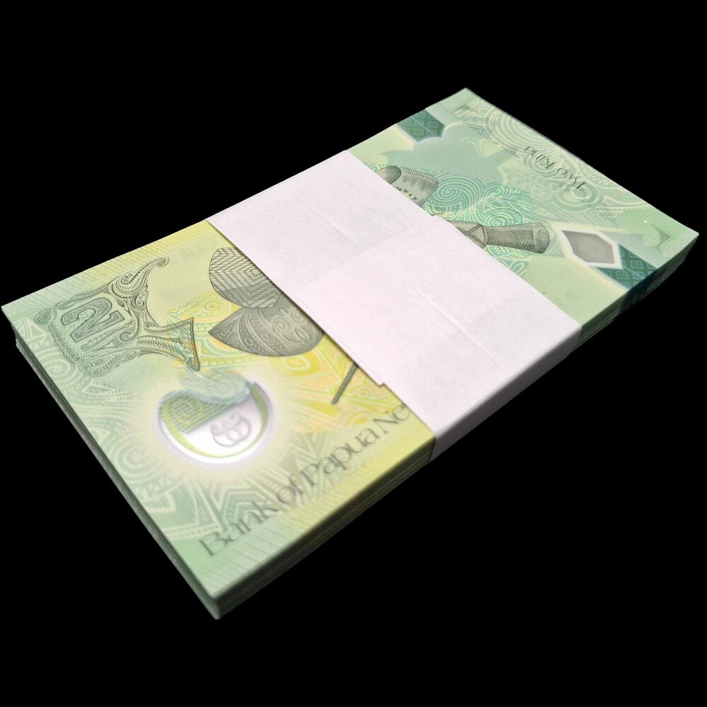 Papua New Guinea -   2 Kina 2023 - Pick  # 50c - Bundle 100 PCS