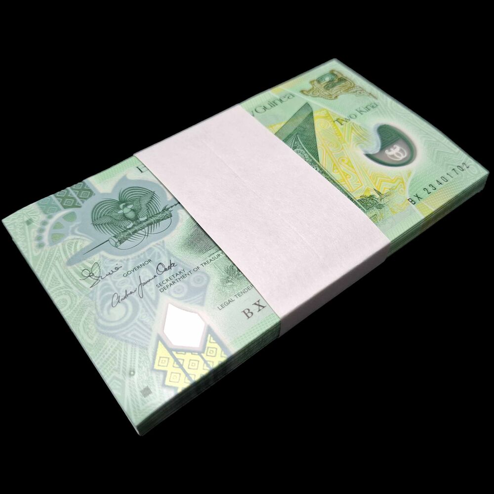 Papua New Guinea -   2 Kina 2023 - Pick  # 50c - Bundle 100 PCS