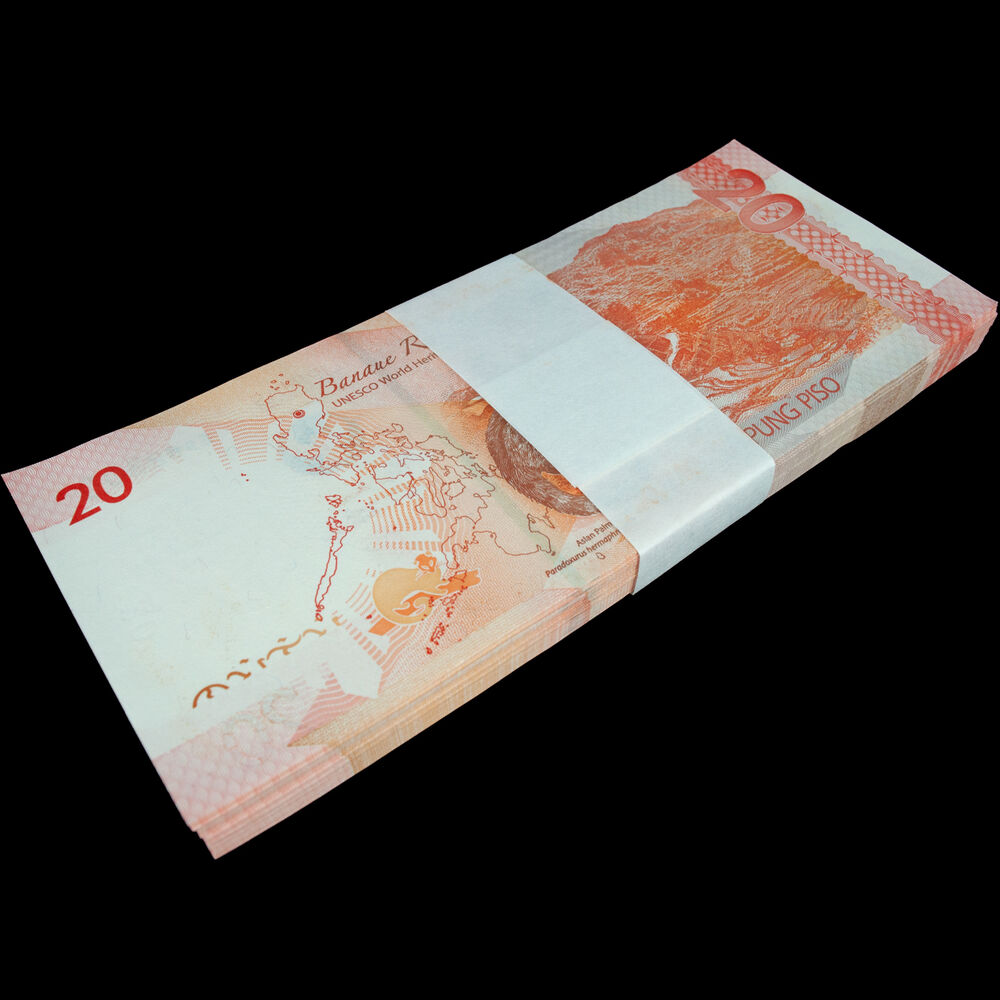 Philippines - 20 Piso 2023 - Pick- 231a / B1096b - Bundle 100 PCS