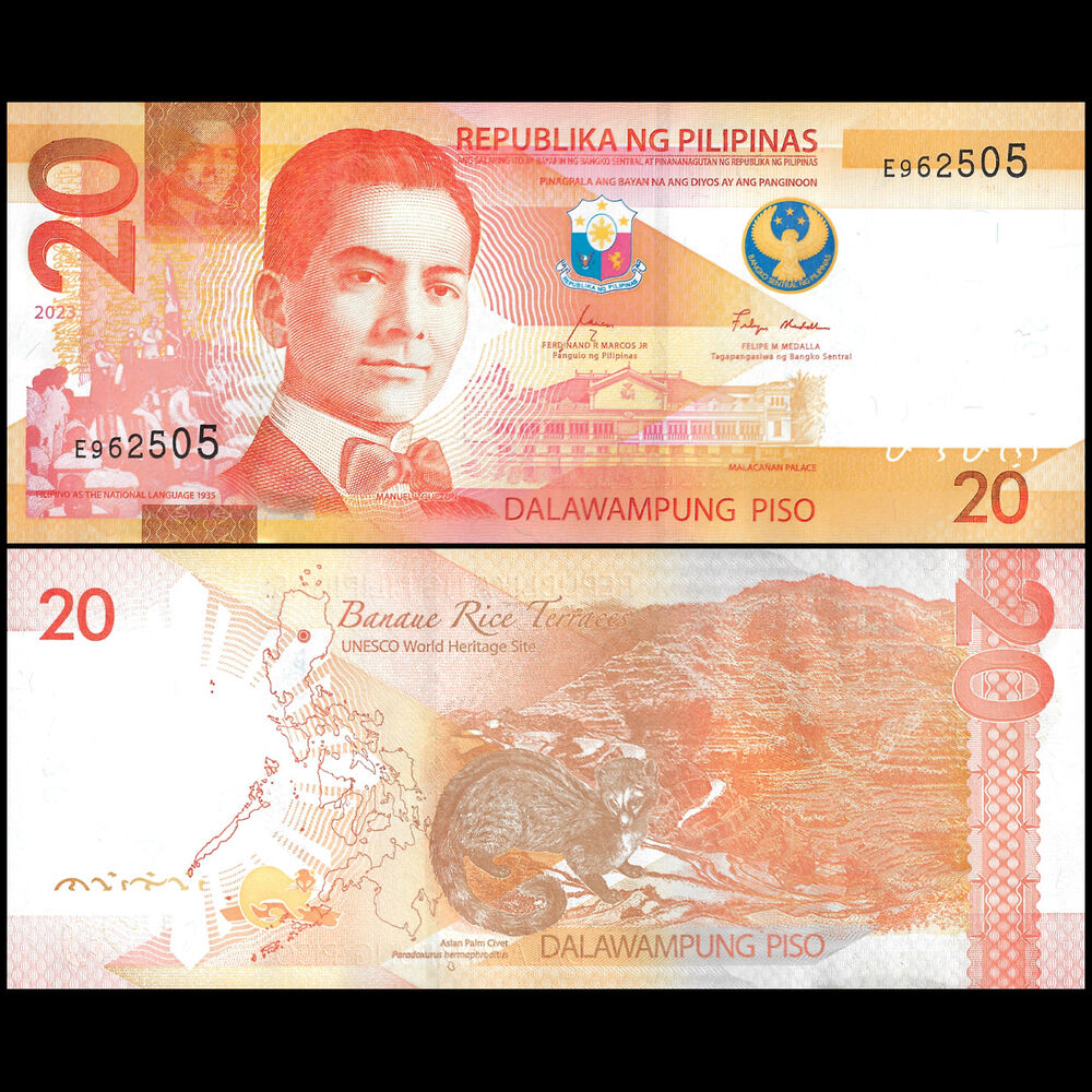 Philippines - 20 Piso 2023 - Pick- 231a / B1096b - Set 10 PCS