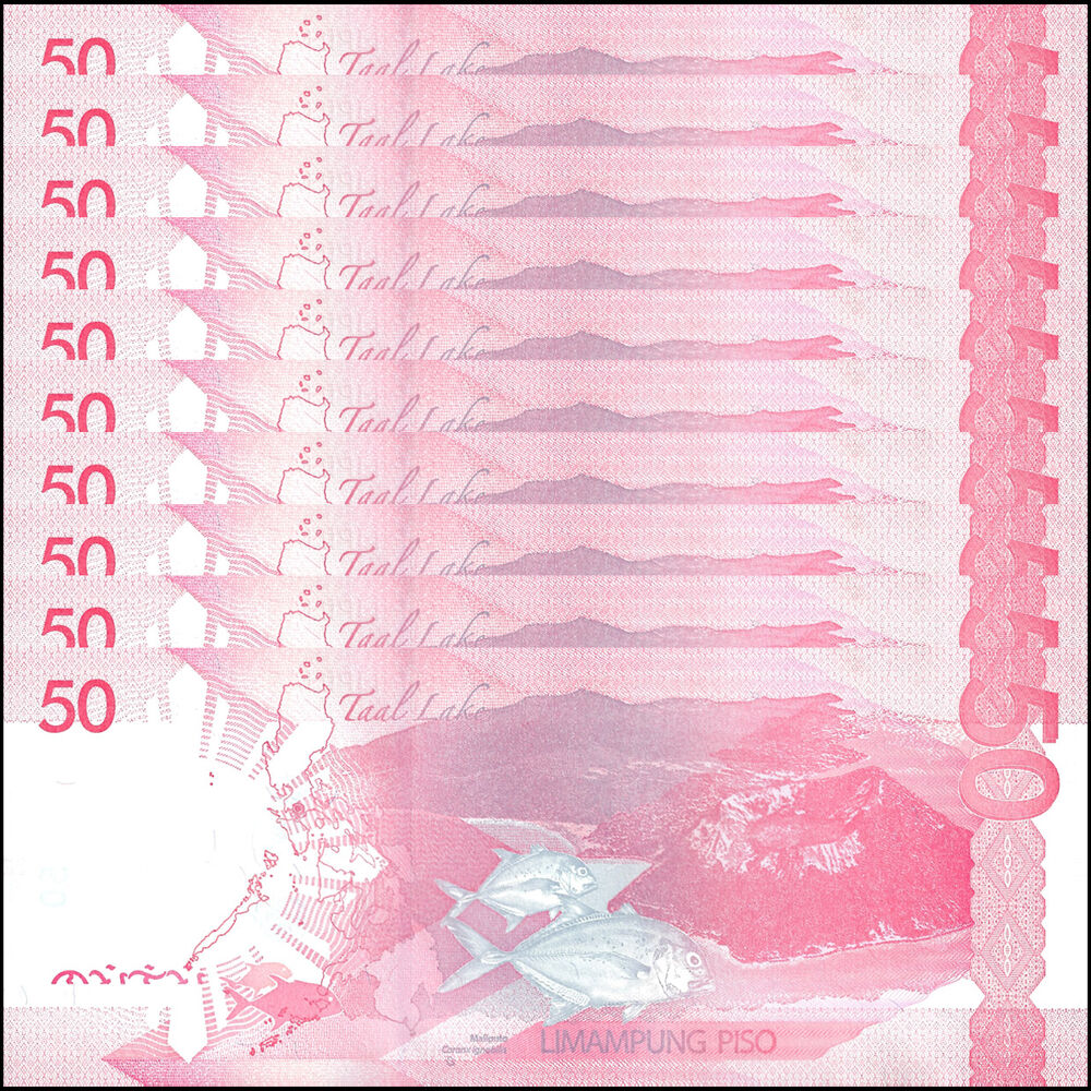 Philippines - 50 Piso 2023 - Pick- 231Aa / B1097b - Set 10 PCS