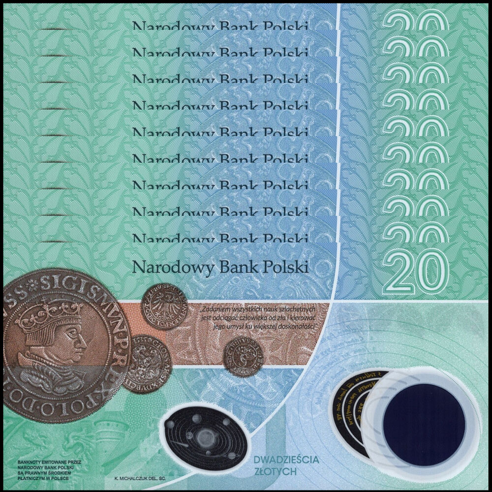 Poland -  20 Zlotych 2022 - Pick # 197a - COMMEMORATIVE - Set 10 PCS