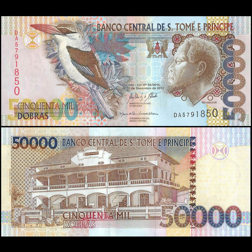 Sao Tome and Principe -  50.000 Dobras 2013 - Pick # 68e - Set 10 PCS