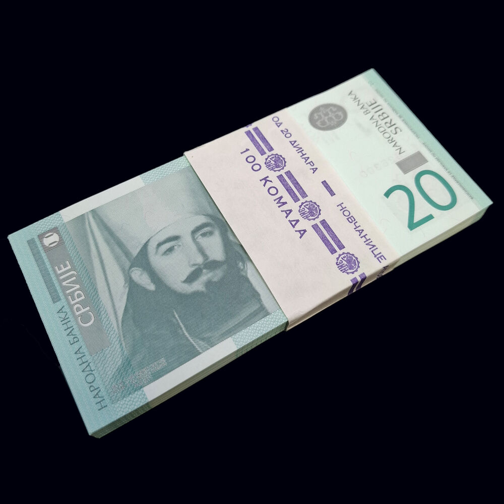 Serbia - 20 Dinara 2013 - Pick- 55b - Bundle 100 PCS