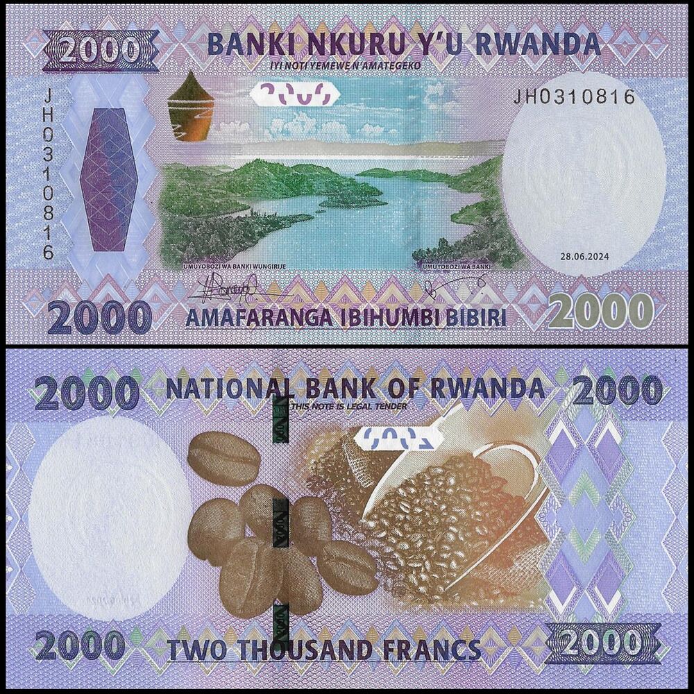 Rwanda - 2000 Francs 2024 - Pick- NEW / B143a - Set 10 PCS