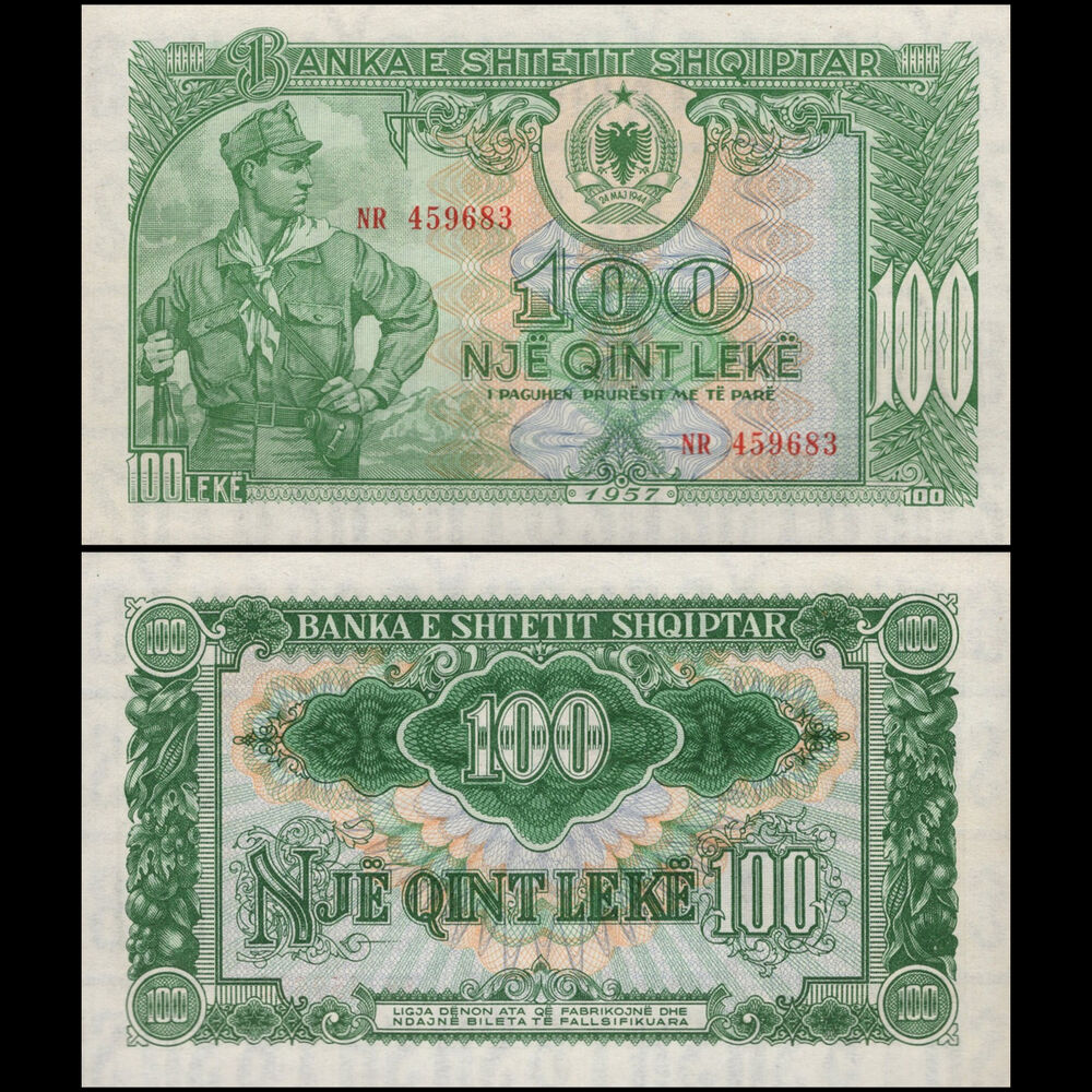 Albania - 100 Leke 1957 - Pick # 30a - Set 10 PCS