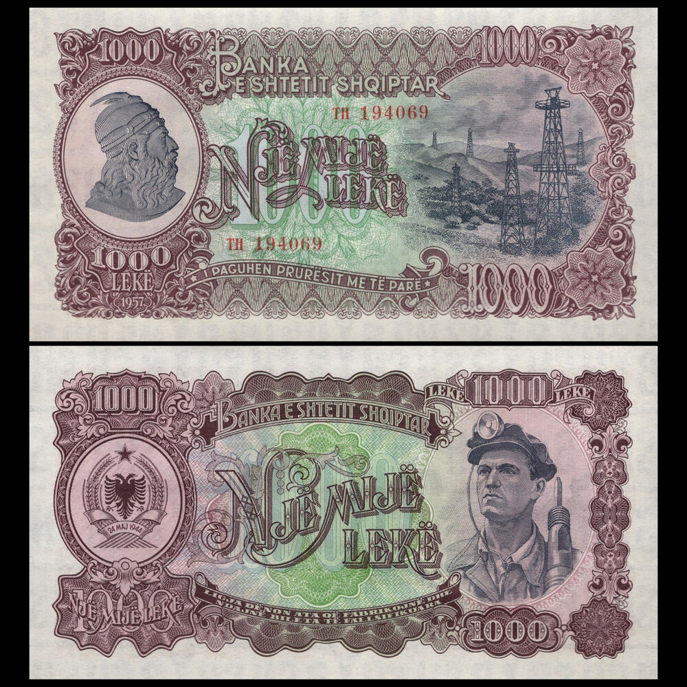 Albania - 1000 Leke 1957 - Pick # 32a - Set 10 PCS