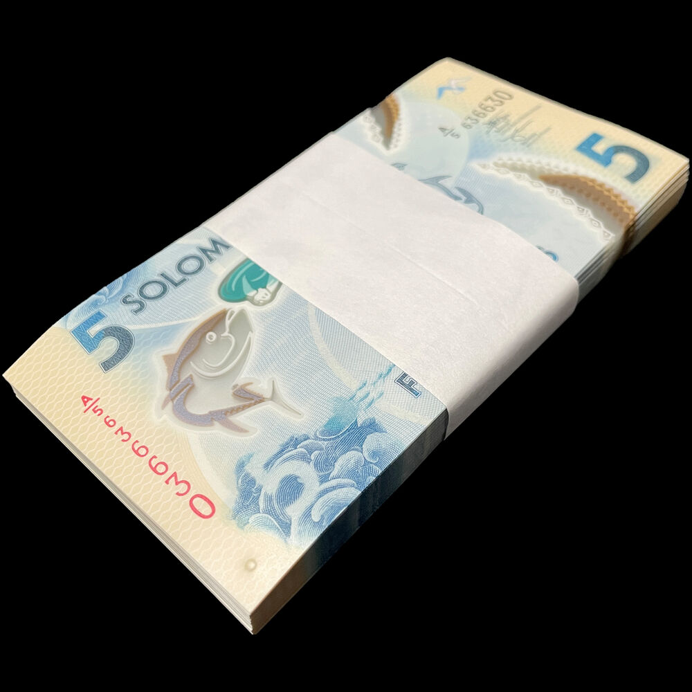 Solomon Islands - 5 Dollars 2022 - Pick- 38b / B221b - Bundle 100 PCS