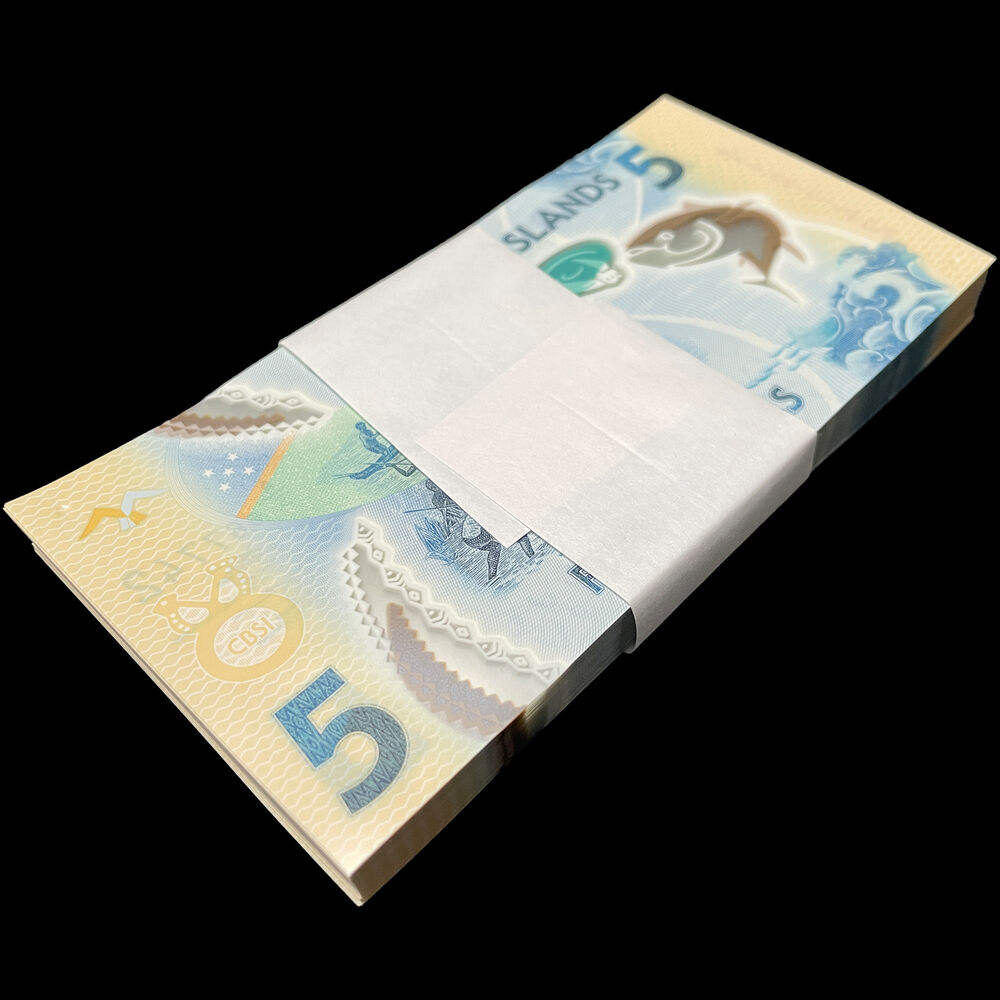 Solomon Islands - 5 Dollars 2022 - Pick- 38b / B221b - Bundle 100 PCS