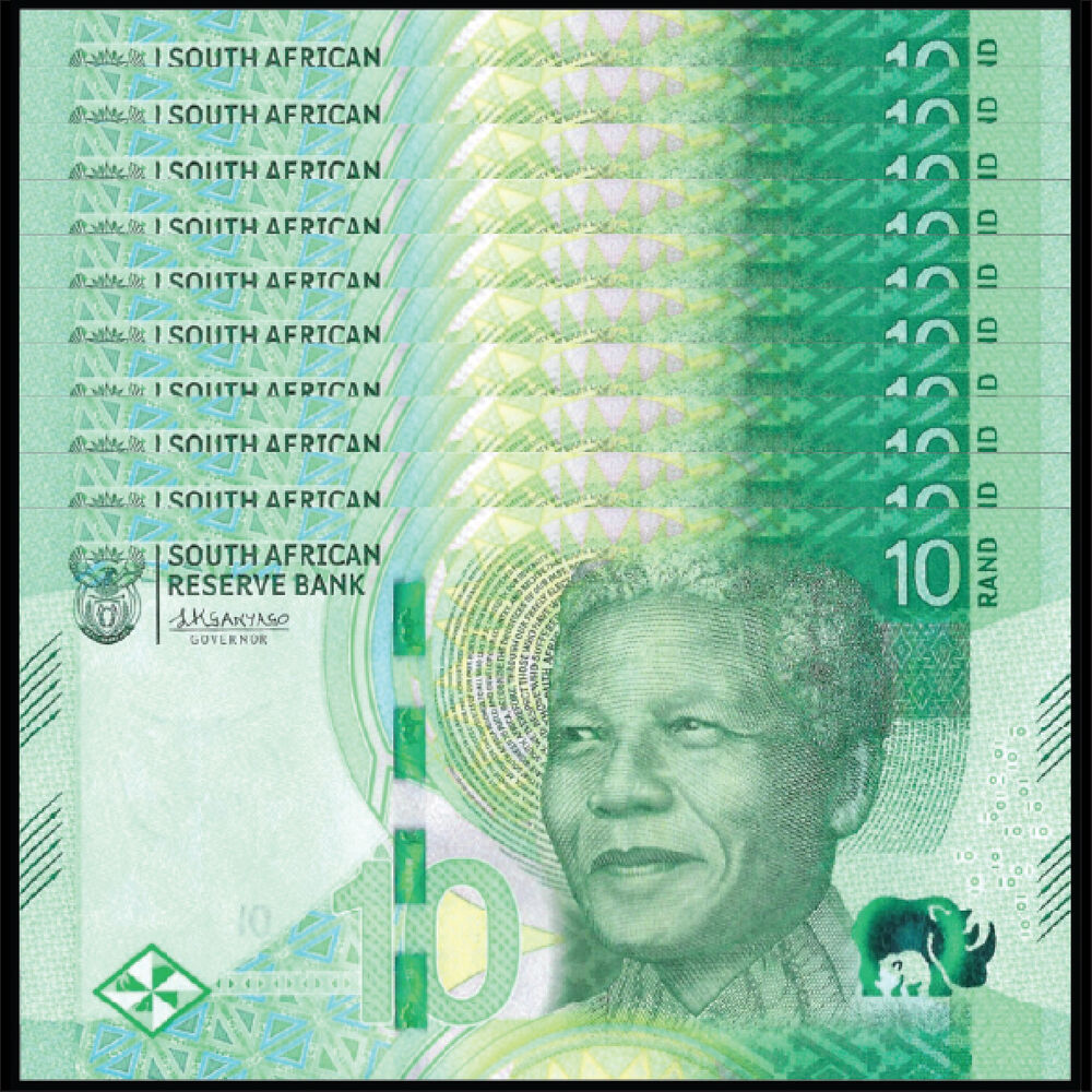 South Africa - 10 Rand 2023 - Pick # 148a - Set 10 PCS