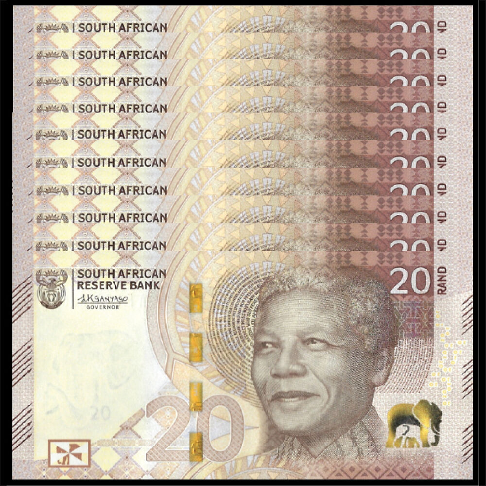 South Africa - 20 Rand 2023 - Pick # 149a - Set 10 PCS