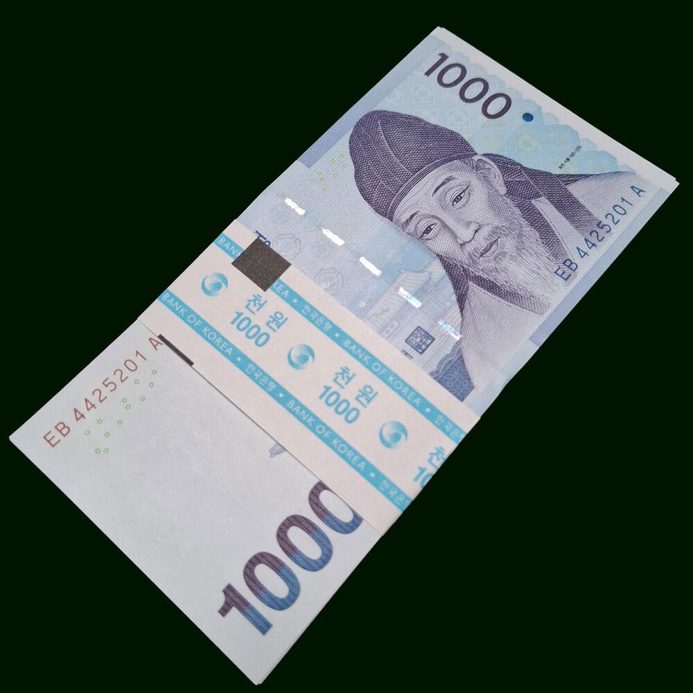 South Korea - 1000 Won 2007 - Pick- 54 - Bundle 100 PCS