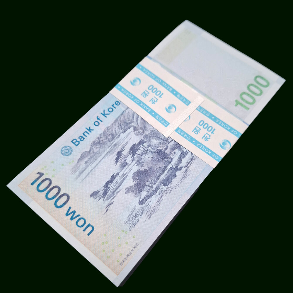 South Korea - 1000 Won 2007 - Pick- 54 - Bundle 100 PCS