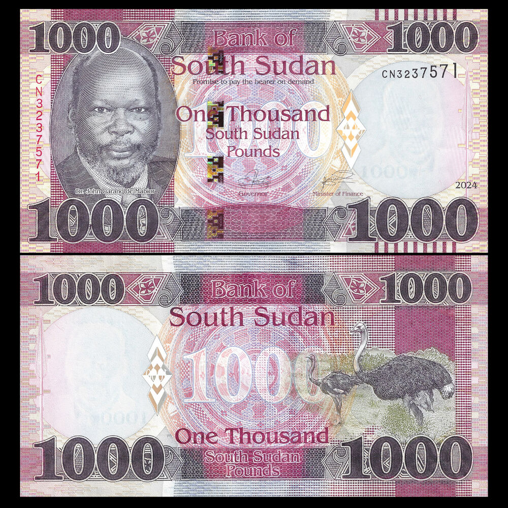 South Sudan - 1000 Pounds 2024 - Pick- NEW / B118a - Bundle 100 PCS