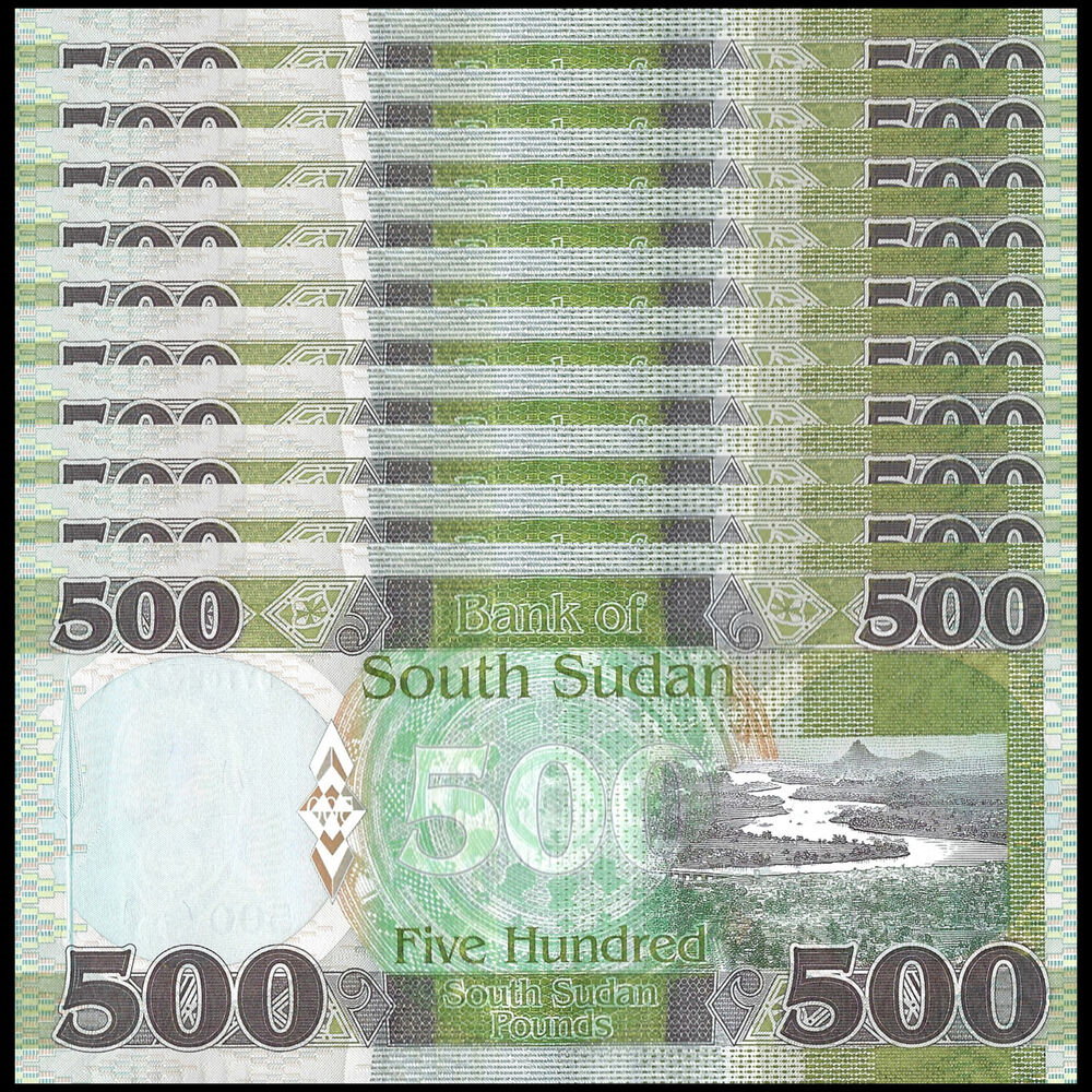 South Sudan - 500 Pounds 2024 - Pick- NEW / B120a - Set 10 PCS