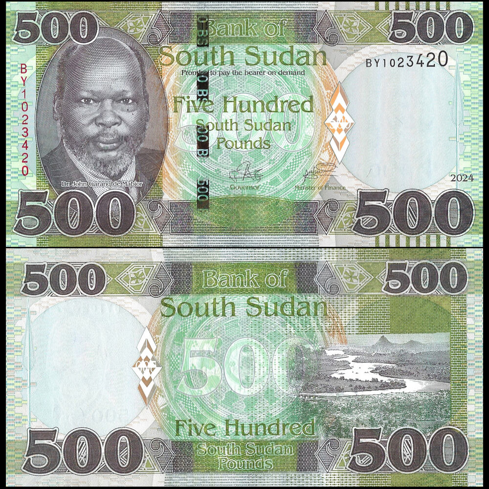 South Sudan - 500 Pounds 2024 - Pick- NEW / B120a - Set 10 PCS