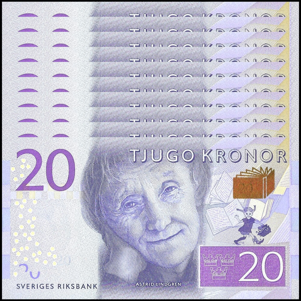 Sweden -  20 Kronor 2015 - Pick # 69b - Set 10 PCS