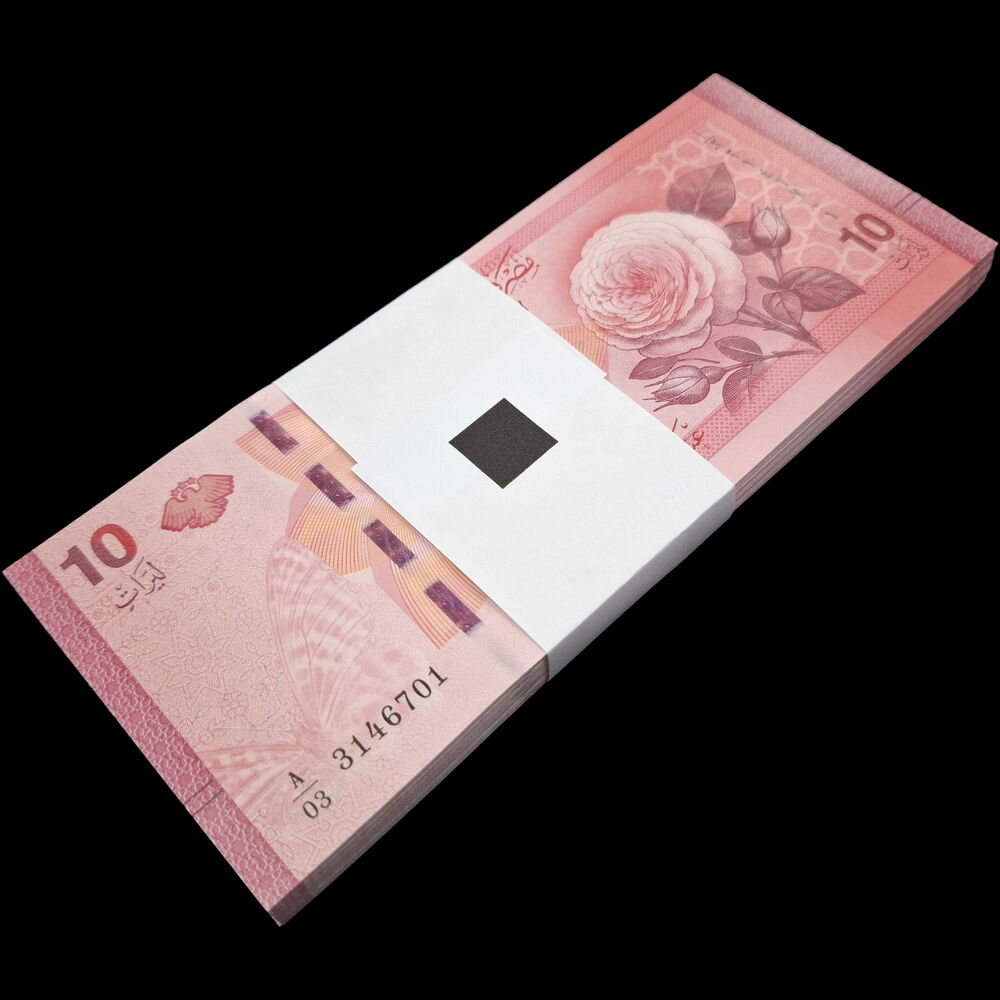 Syria -  10 Pounds 2025 - Pick # NEW - Bundle 100 PCS