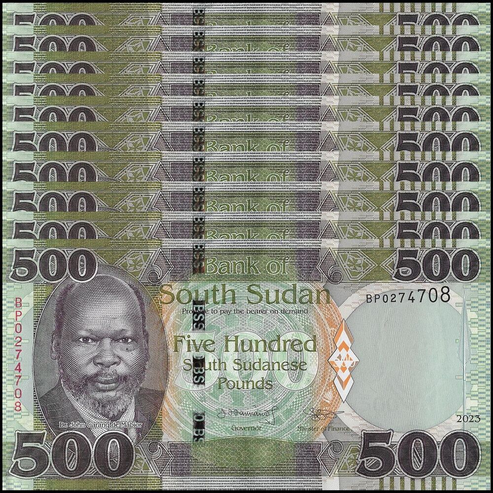 South Sudan - 500 Pounds 2023 - Pick- NEW / B116d - Set 10 PCS