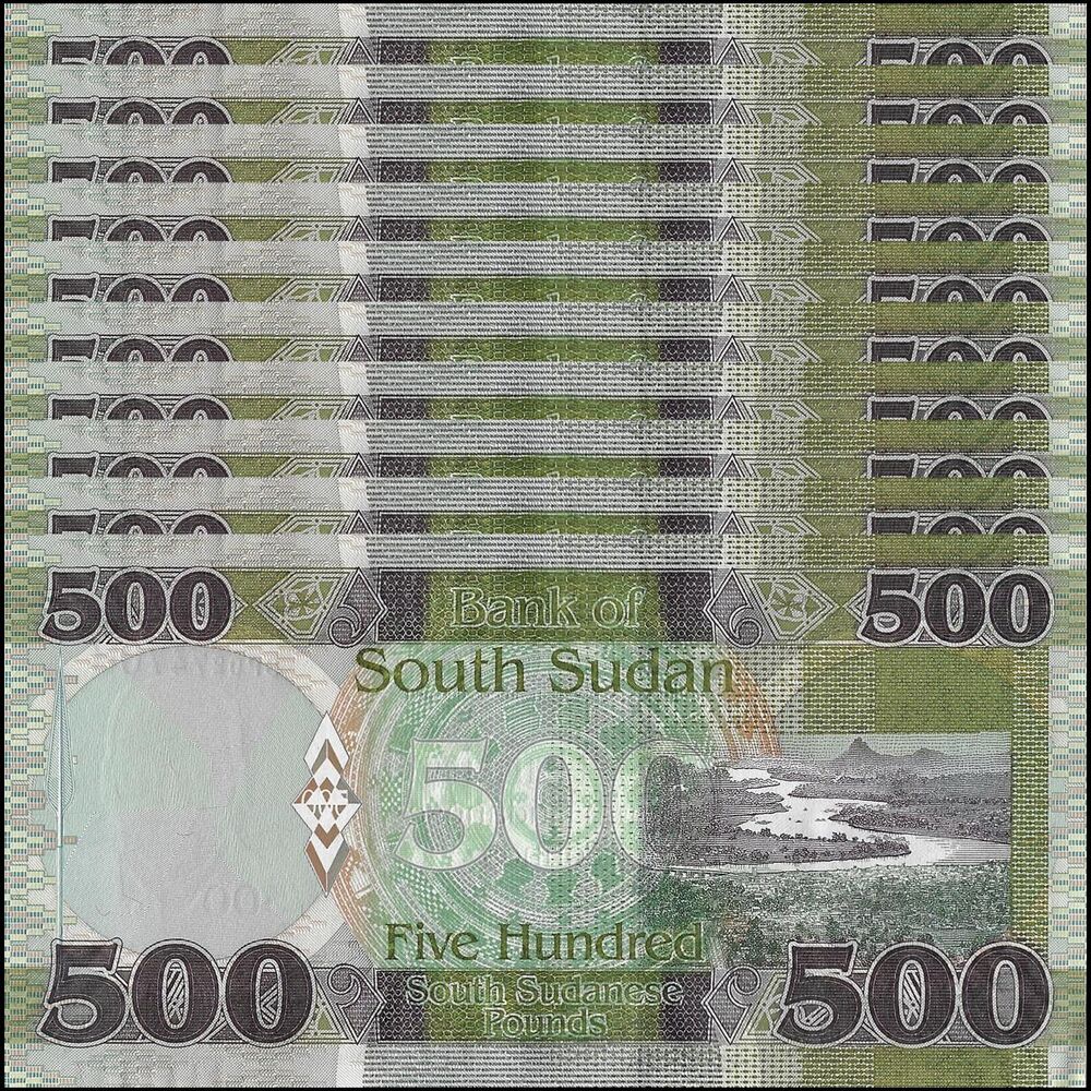 South Sudan - 500 Pounds 2023 - Pick- NEW / B116d - Set 10 PCS
