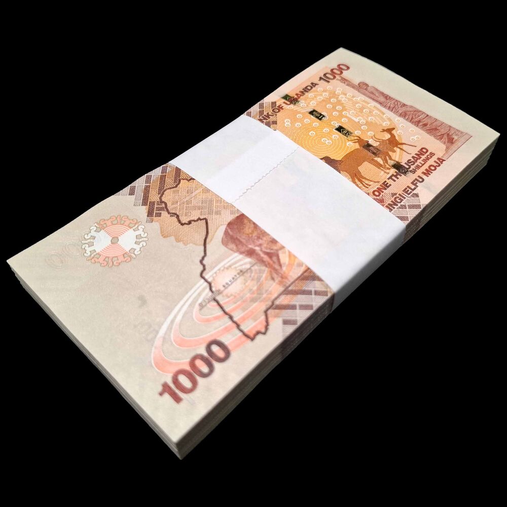 Uganda -  1000 Shillings 2024 - Pick # 49h - Bundle 100 PCS
