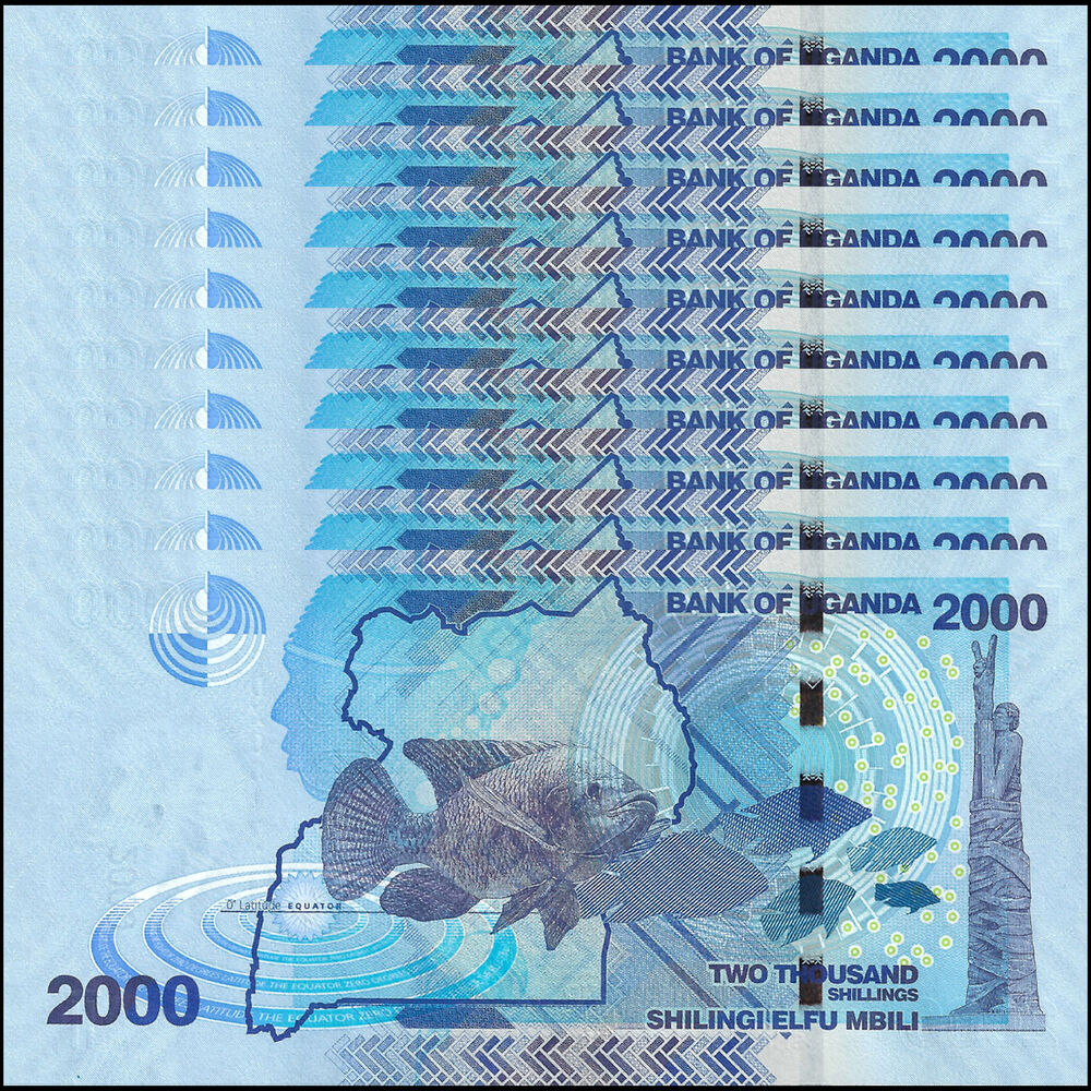 Uganda - 2000 Shillings 2022 - Pick- NEW / B155g - Set 10 PCS