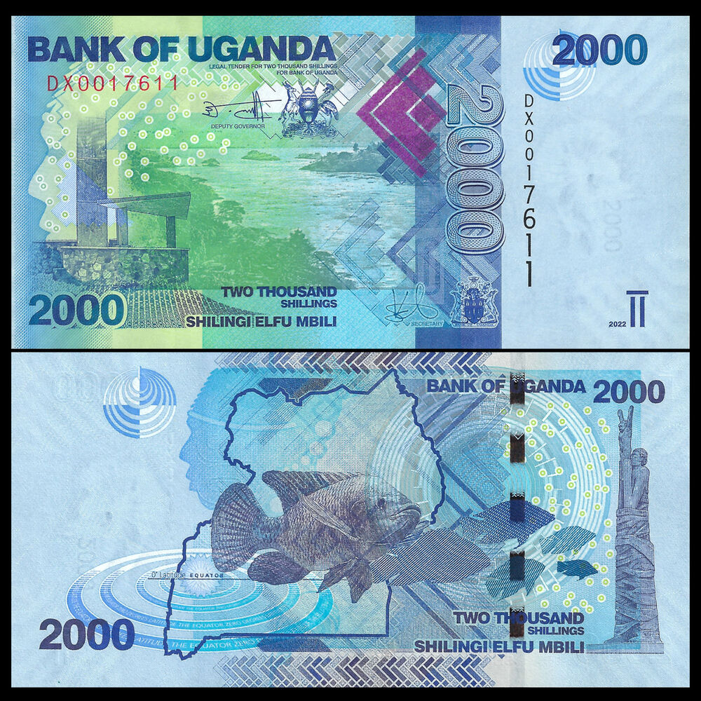 Uganda - 2000 Shillings 2022 - Pick- NEW / B155g - Set 10 PCS