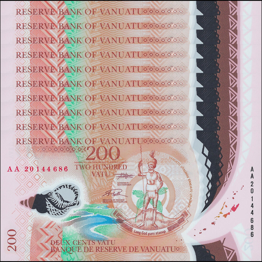 Vanuatu - 200 Vatu 2020 - Pick- NEW / B216a - Set 10 PCS
