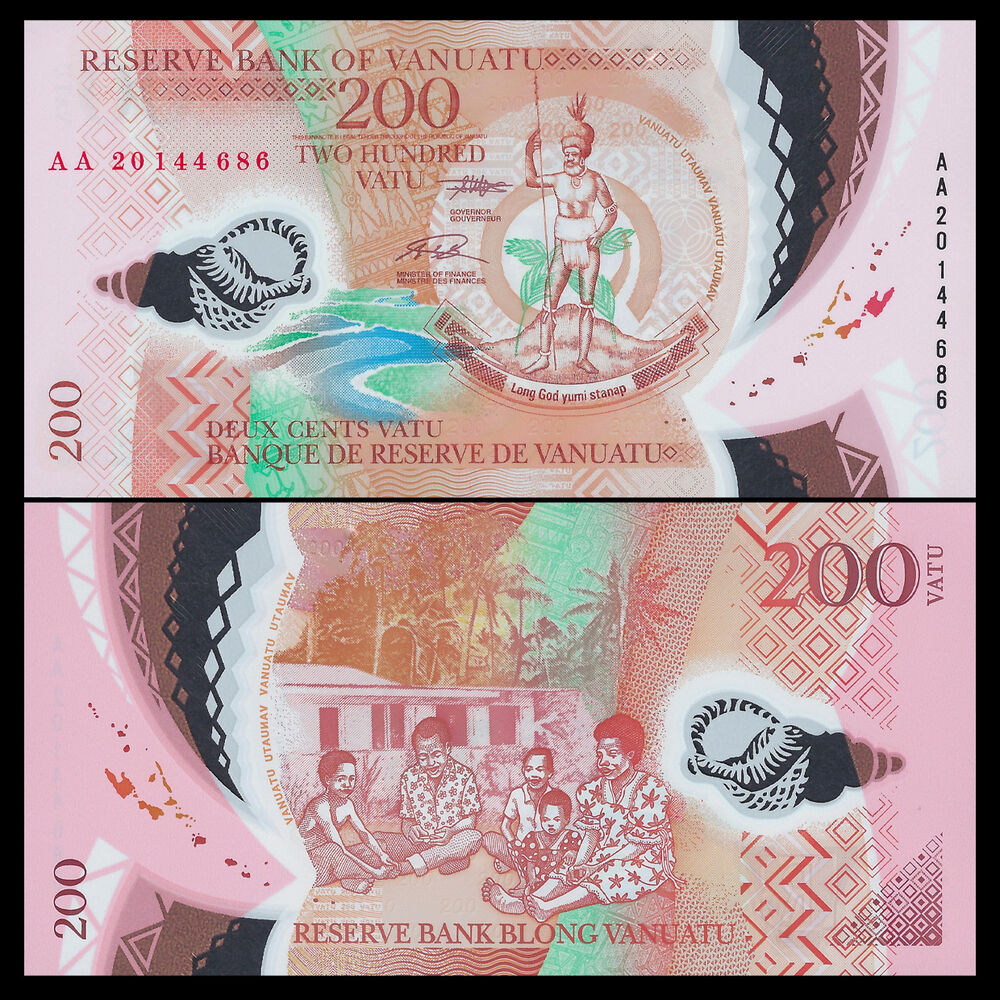 Vanuatu - 200 Vatu 2020 - Pick- NEW / B216a - Set 10 PCS