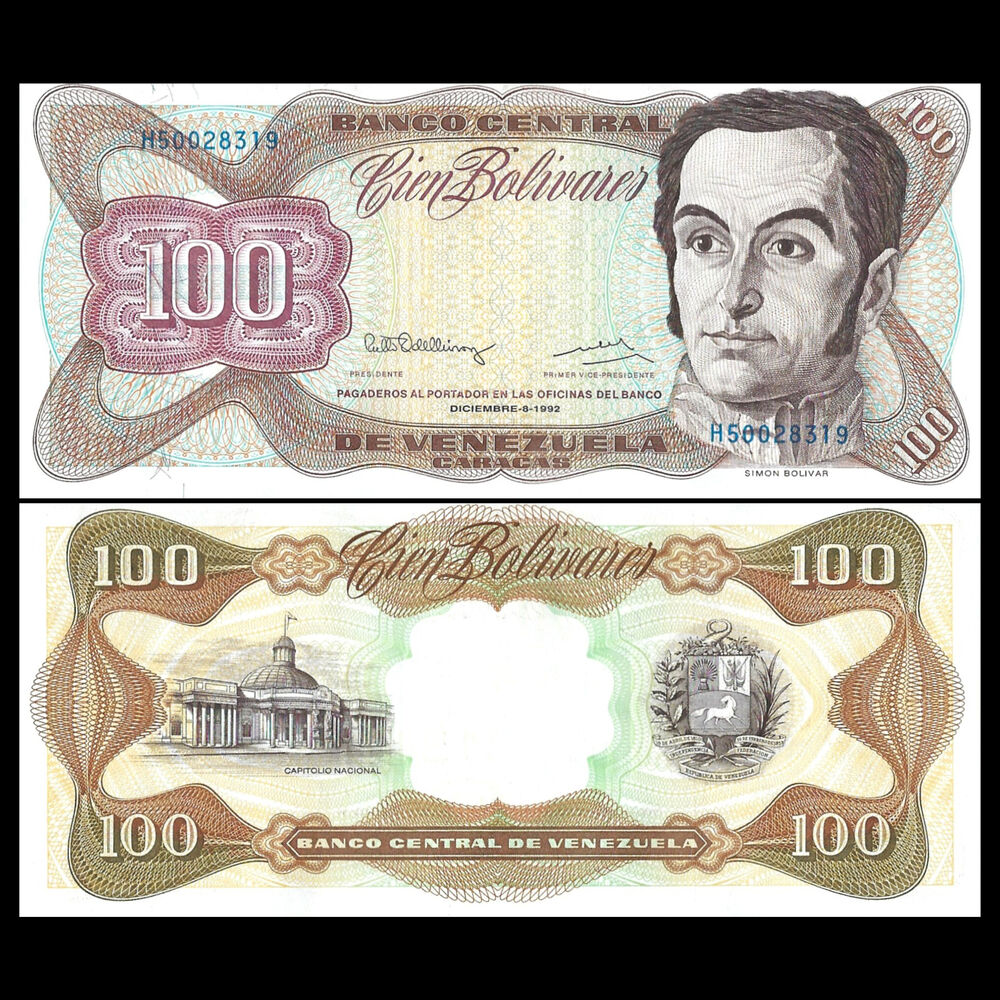 Venezuela - 100 Bolivares 1992 - Pick # 66e - Set 10 PCS