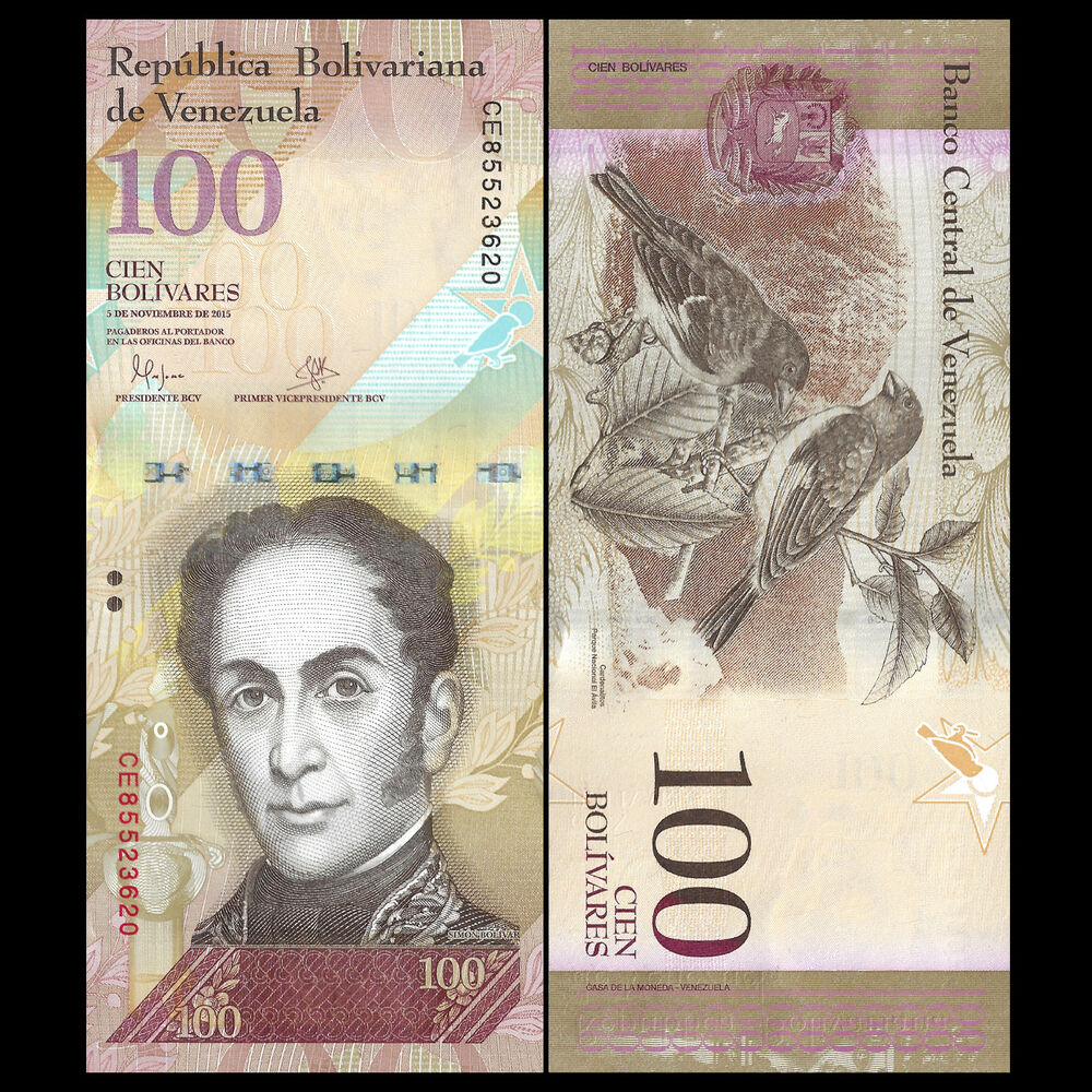 Venezuela - 100 Bolivares 2015 - Pick- 93k / B363k - Set 10 PCS