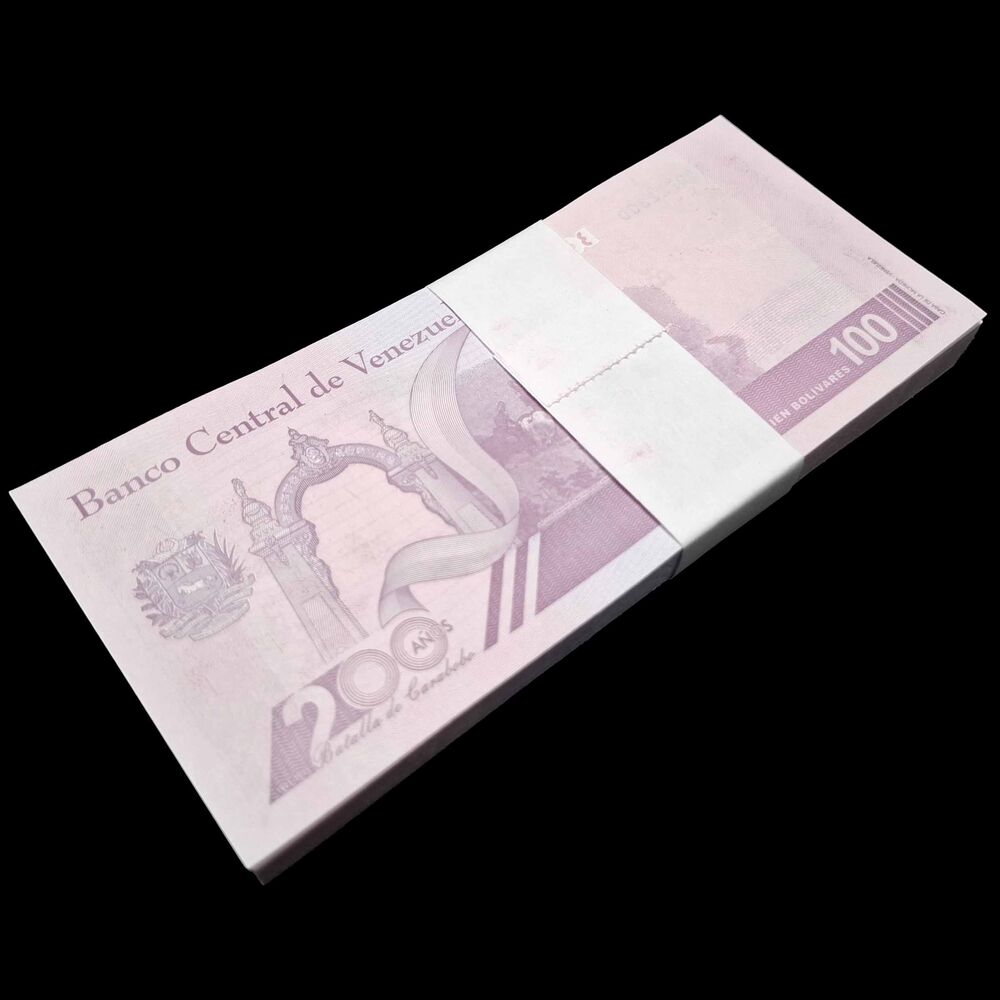 Venezuela -  100 Bolivares 2021 - Pick # 119a - Bundle 100 PCS