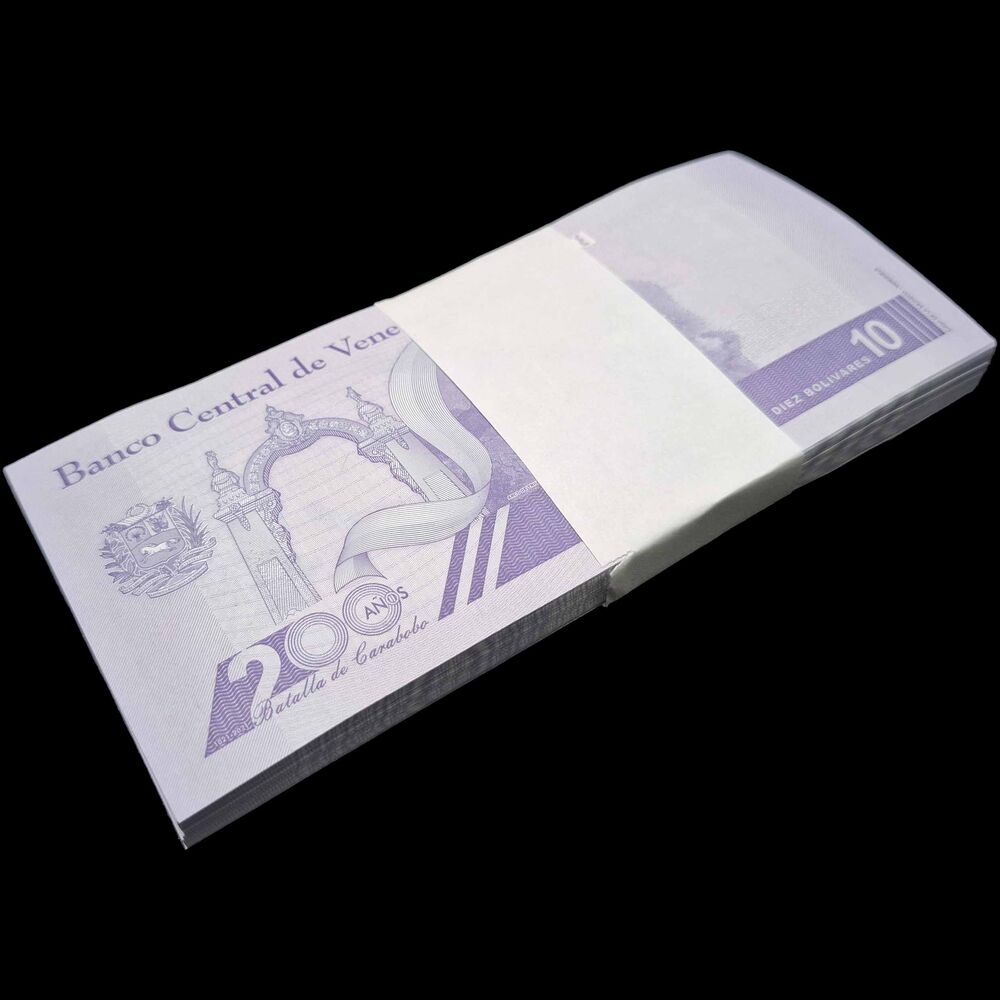 Venezuela -  10 Bolivares 2021 - Pick # 116 - Bundle 100 PCS