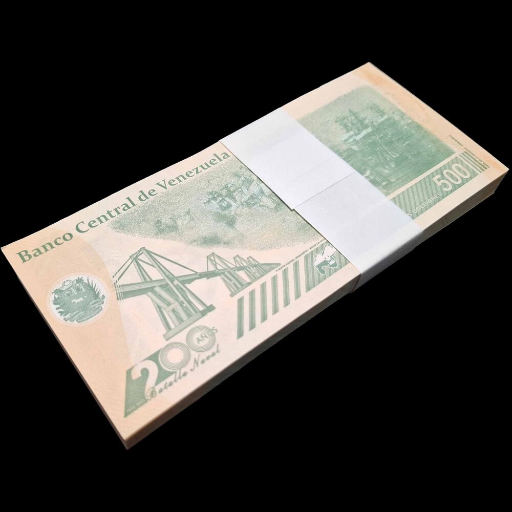 Venezuela -  500 Bolivares 2023 - Pick # 121 - Bundle 100 PCS