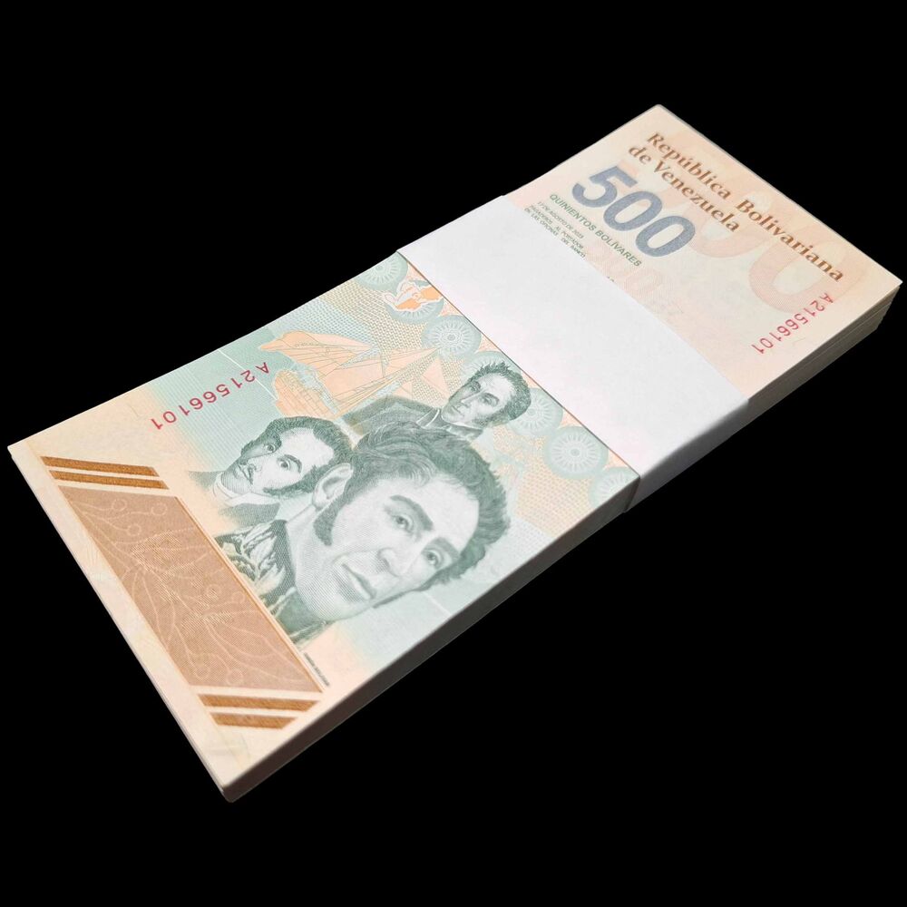 Venezuela -  500 Bolivares 2023 - Pick # 121 - Bundle 100 PCS