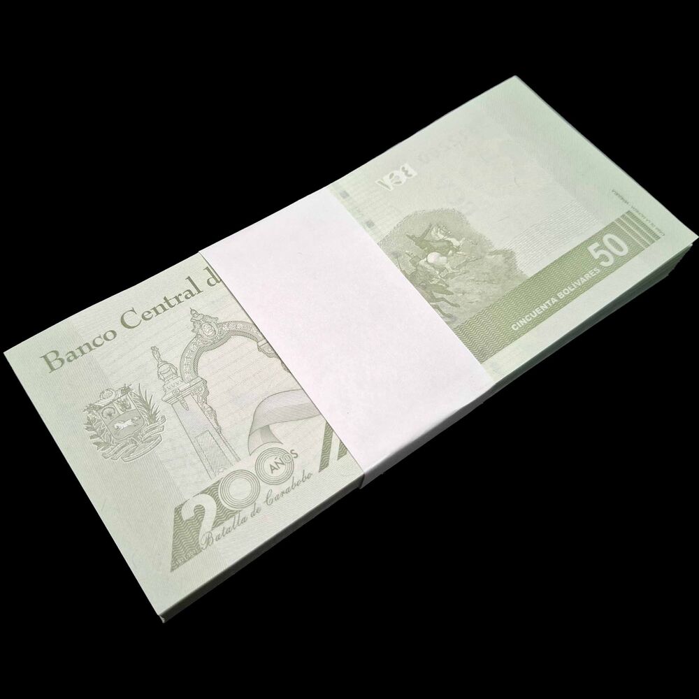 Venezuela -  50 Bolivares 2021 - Pick # 118a - Bundle 100 PCS