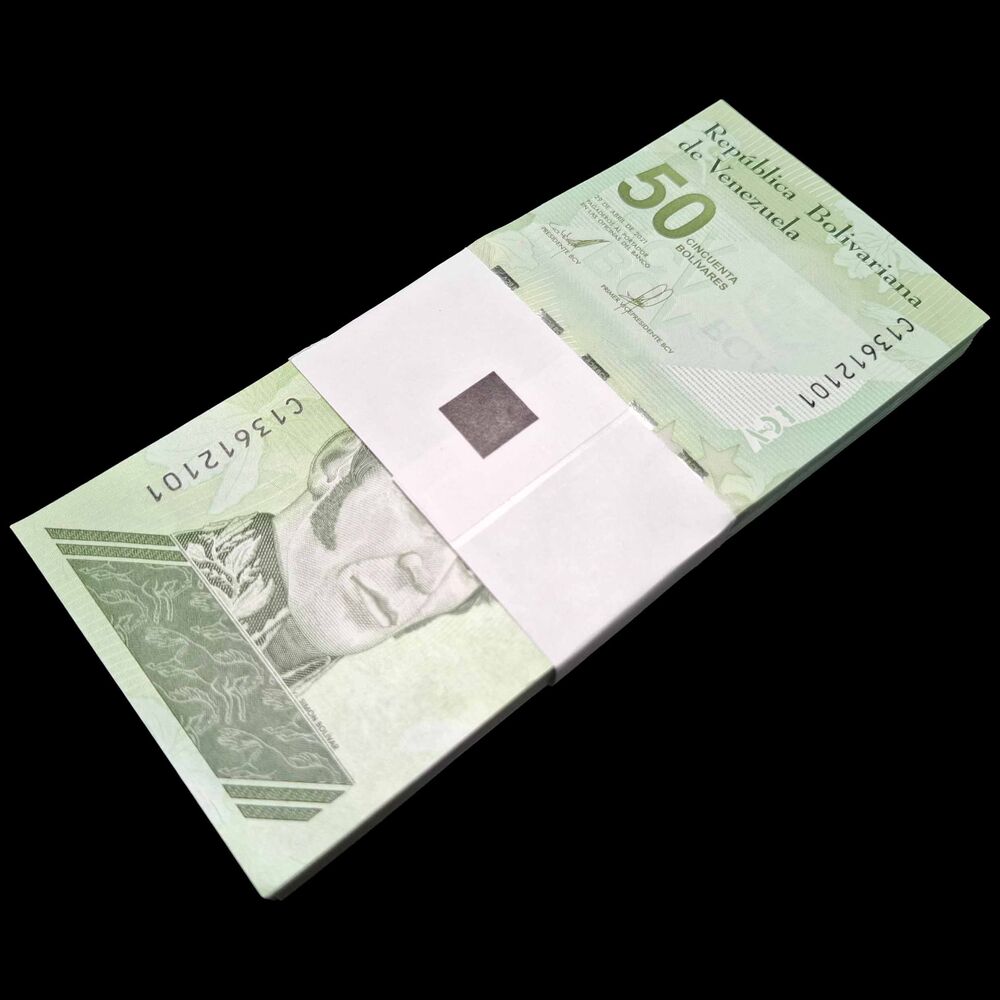 Venezuela -  50 Bolivares 2021 - Pick # 118a - Bundle 100 PCS