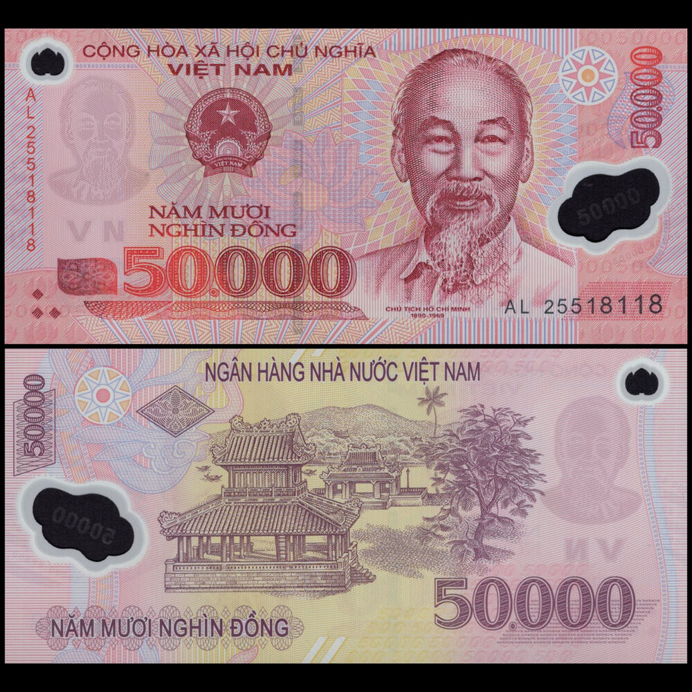 Vietnam -  50.000 Dong 2025 - Pick # 121u - Set 10 PCS
