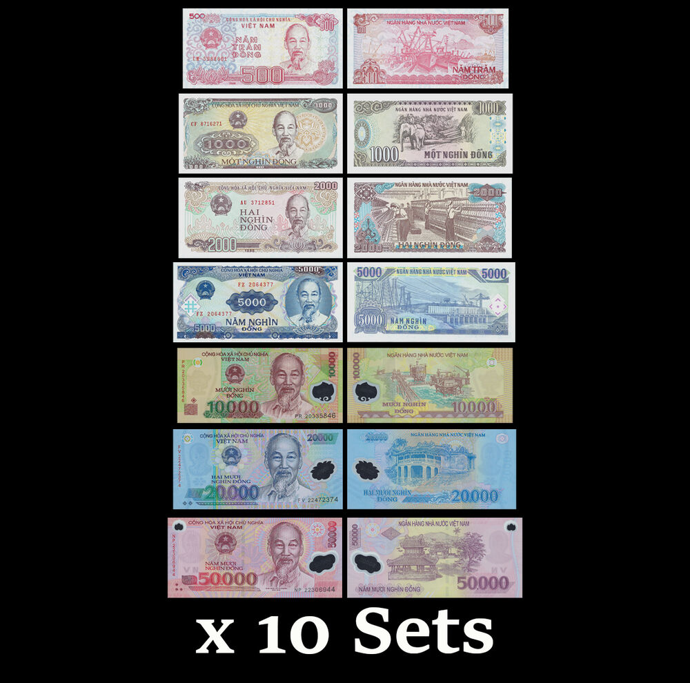 Vietnam - 500 - 50.000 Dong 1988/2022 - 7 PCS Set - Set 10 PCS