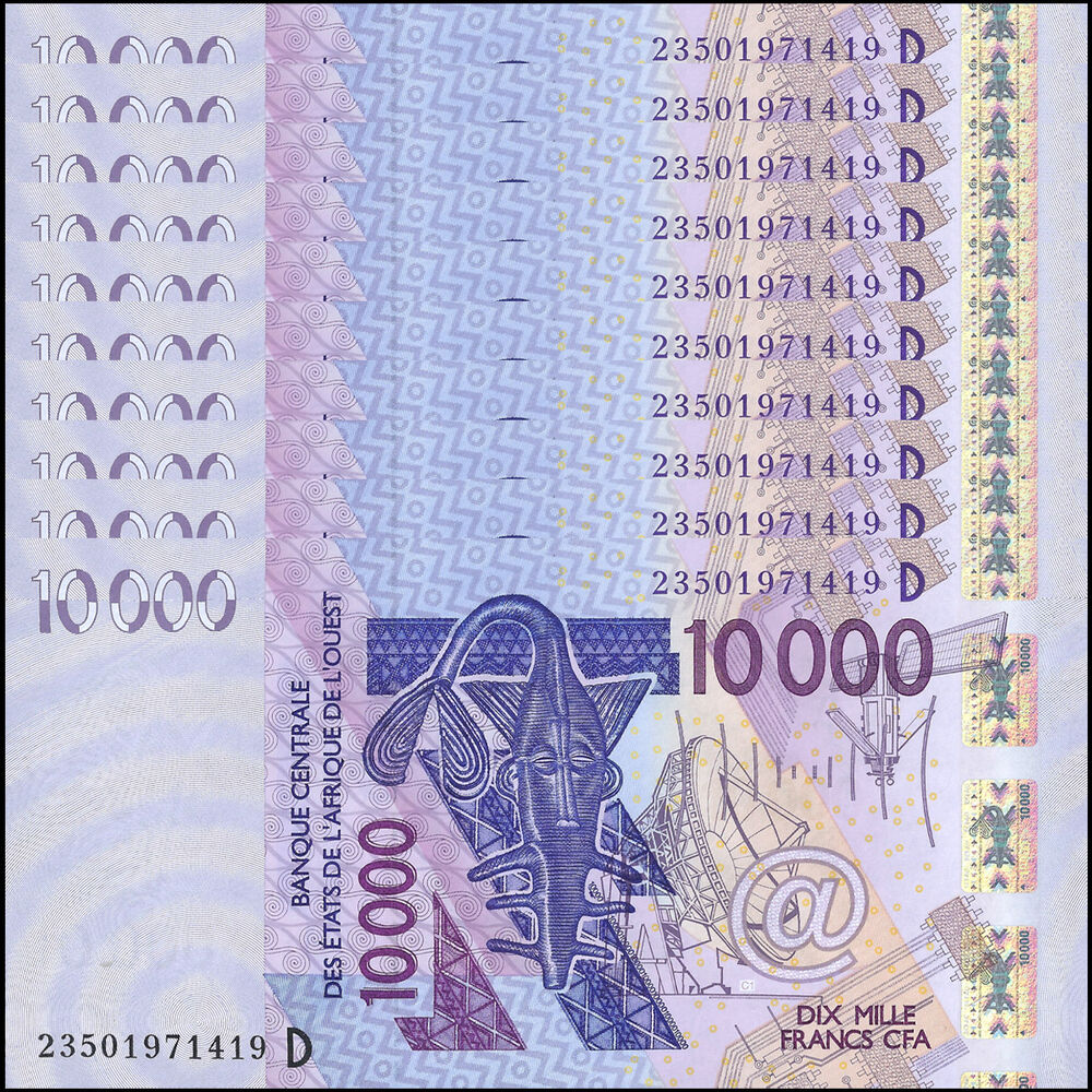 West African States - Mali - 10.000 Francs 2023 - Pick- 418D / B124Dw - Set 10 PCS