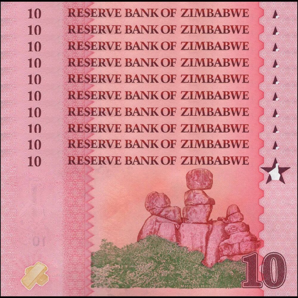 Zimbabwe -  10 Zig 2026 - Pick # NEW - Set 10 PCS