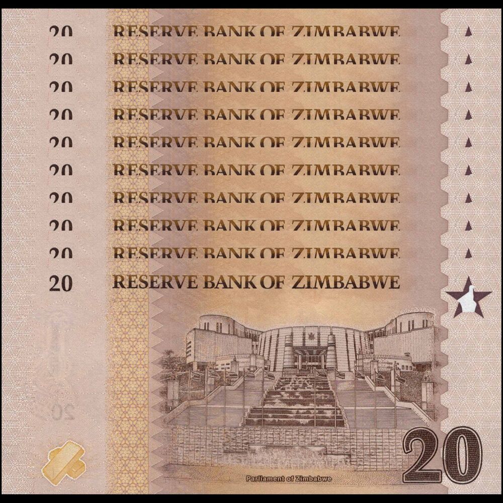 Zimbabwe -  20 Zig 2026 - Pick # NEW - Set 10 PCS