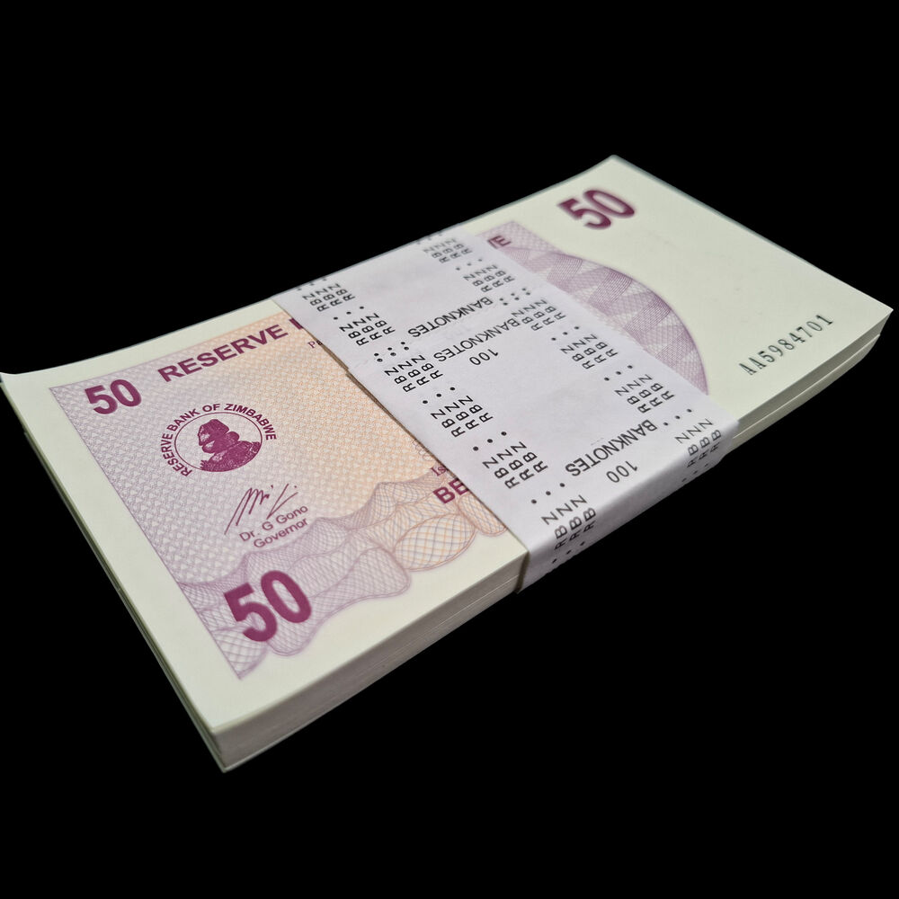 Zimbabwe - 50 Dollars 2006 - Pick- 41 / B132 - Bundle 100 PCS